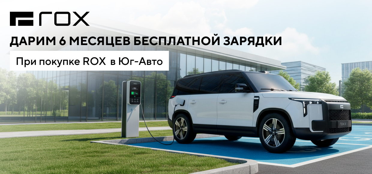 Получите полгода бесплатной зарядки при покупке ROX