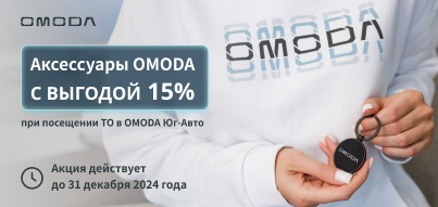 Выгода 15% на все аксессуары OMODA